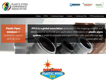 Tablet Screenshot of plasticpipesconference.com